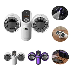 Portable Waist Fan With Mobile Power And Flashlight